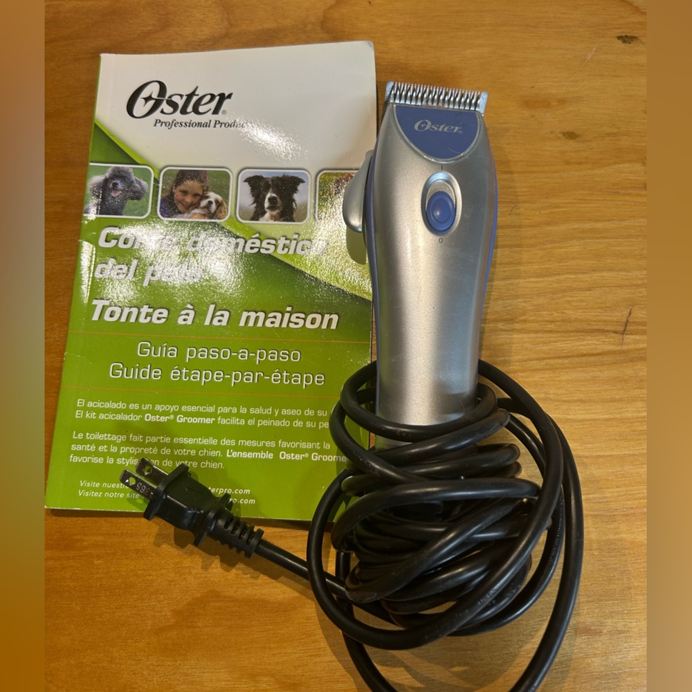 Oster Silver Electric Pet Hair Clipper